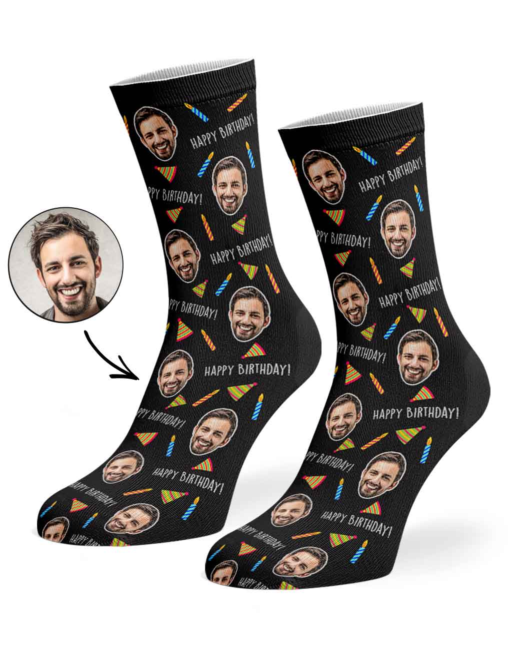 Party Me Birthday Socks