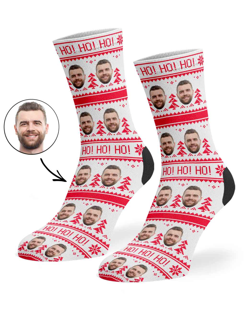 Ho Ho Ho Christmas Socks