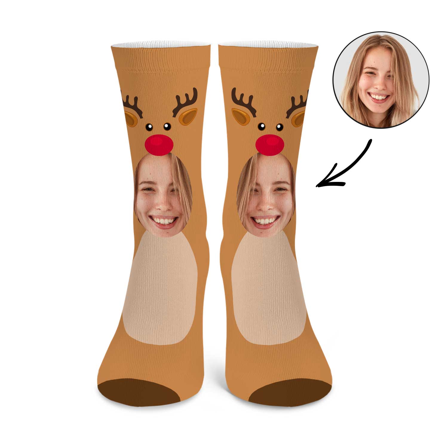 Reindeer Socks