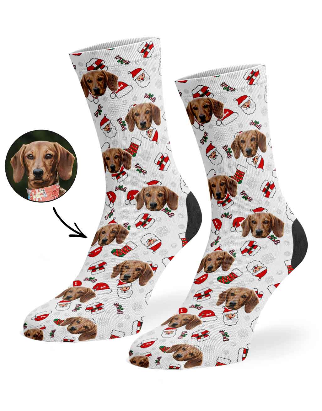 Santa My Dog Socks