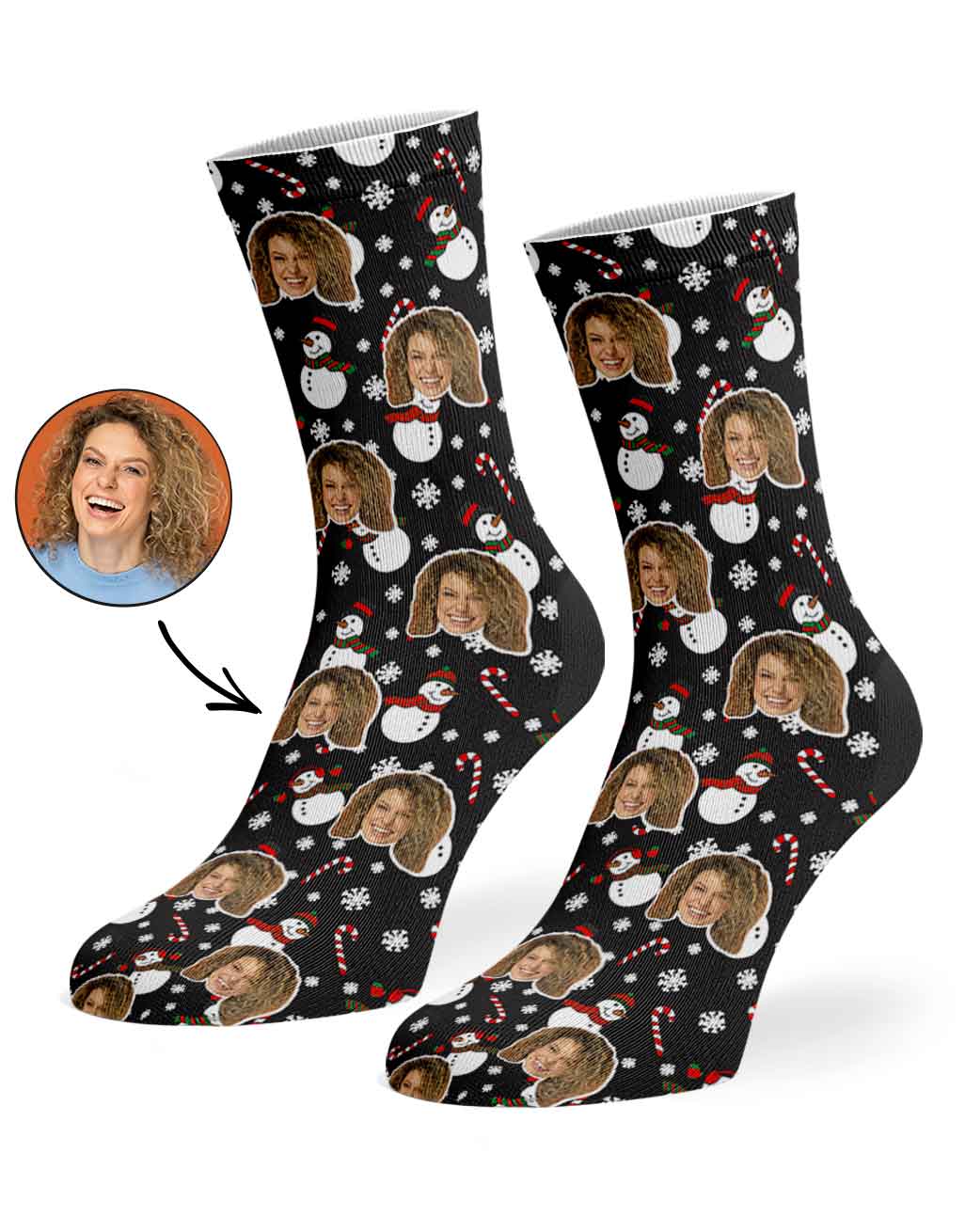 Snowman Me Socks