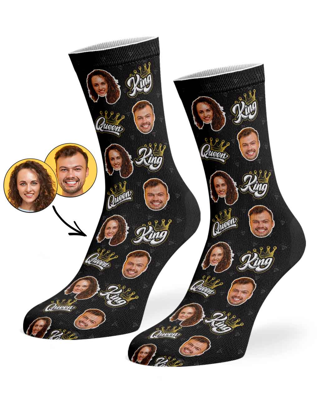 King & Queen Socks