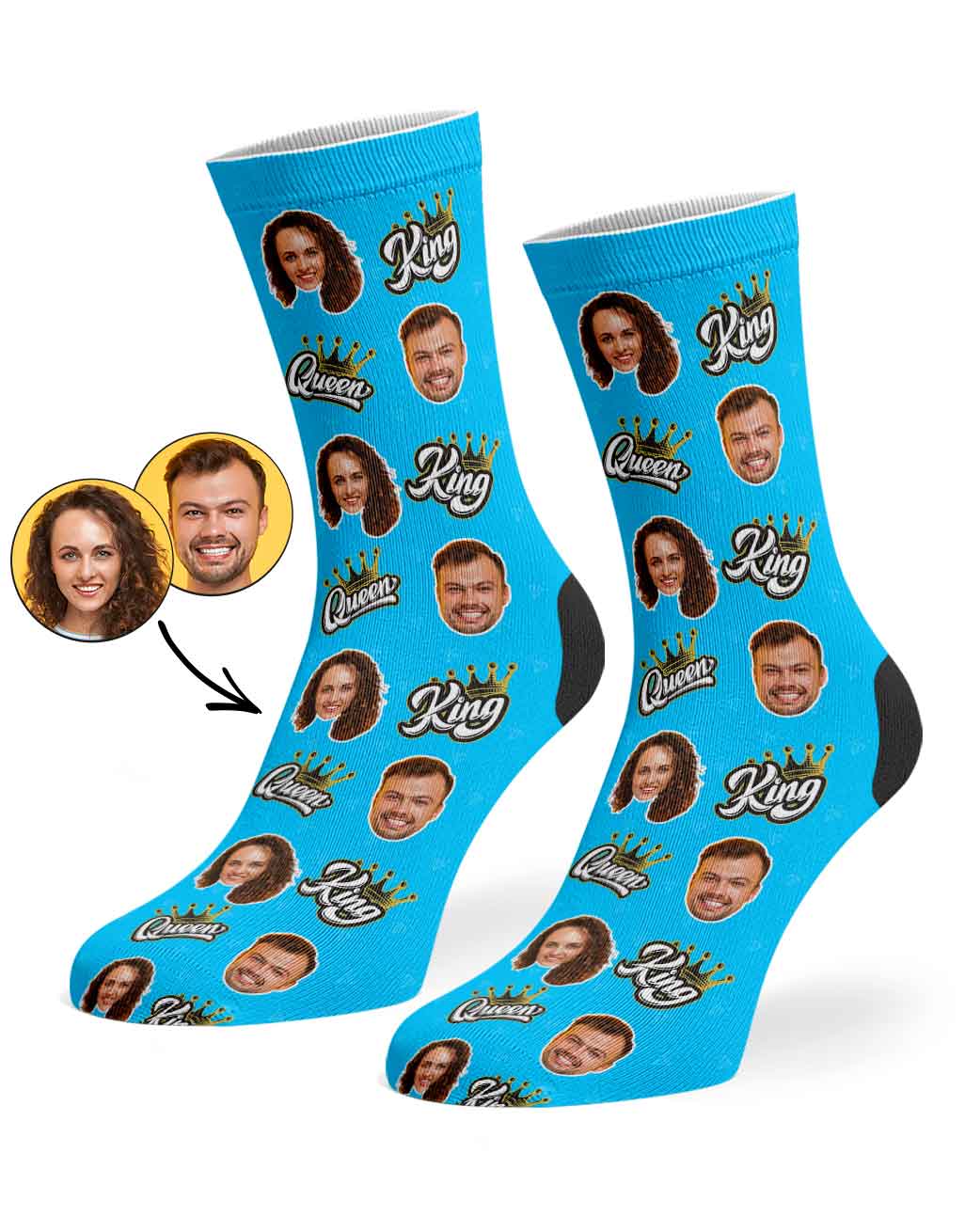 King & Queen Socks