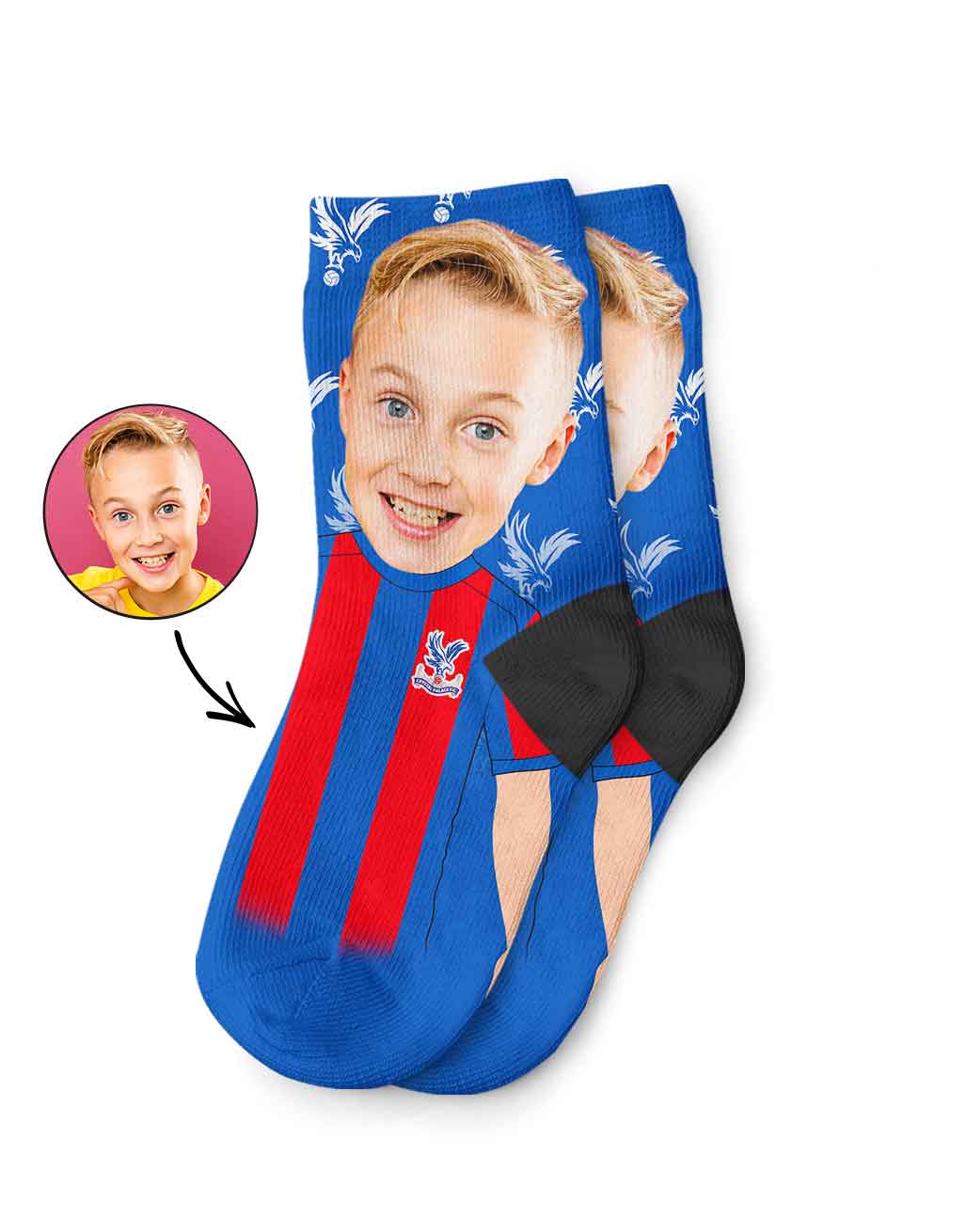 Crystal Palace Fan Kids Socks