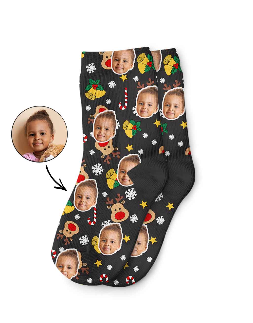 Reindeer Me Kids Socks