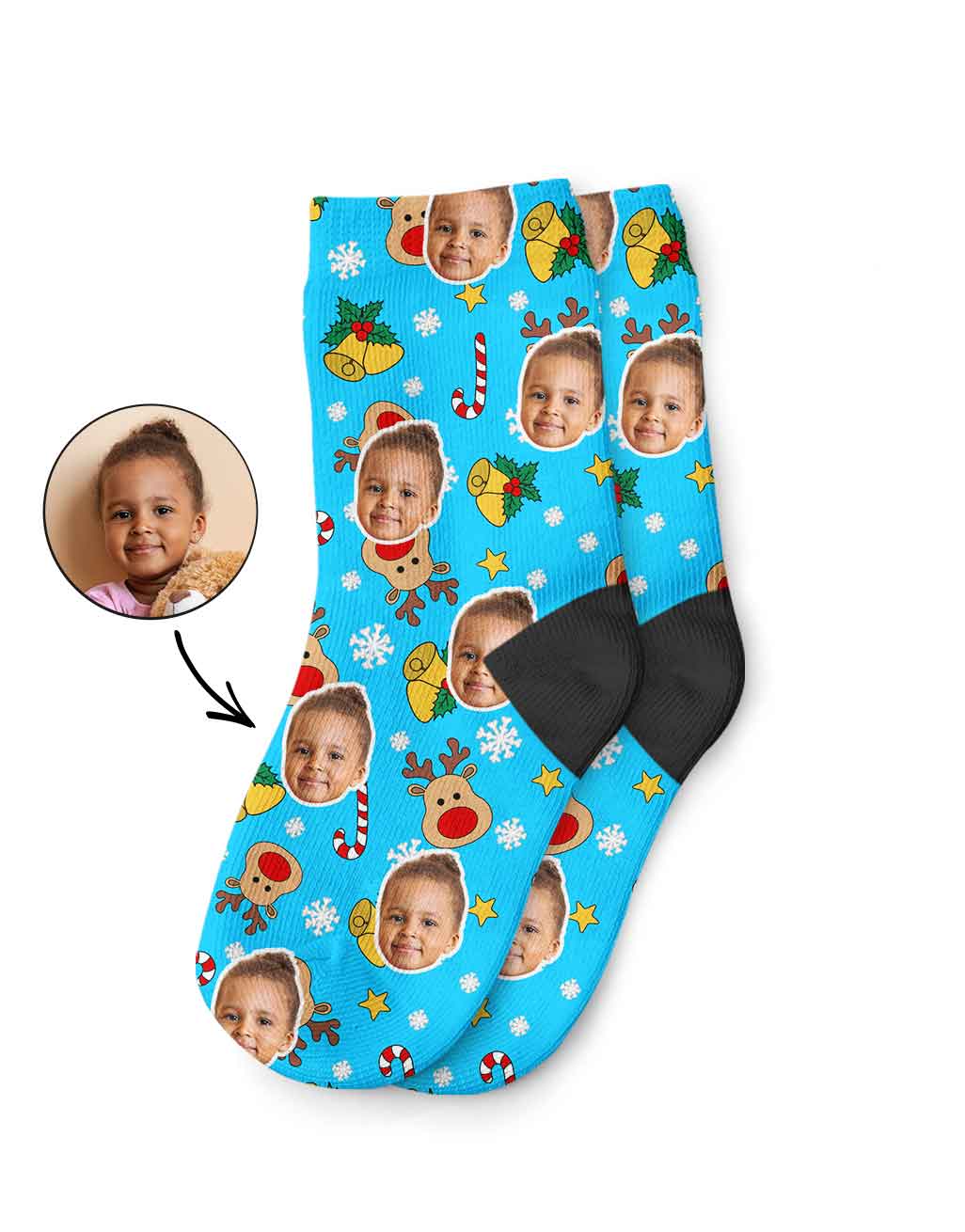 Reindeer Me Kids Socks