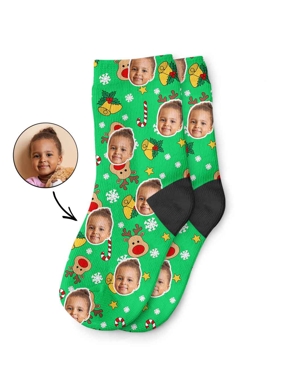 Reindeer Me Kids Socks