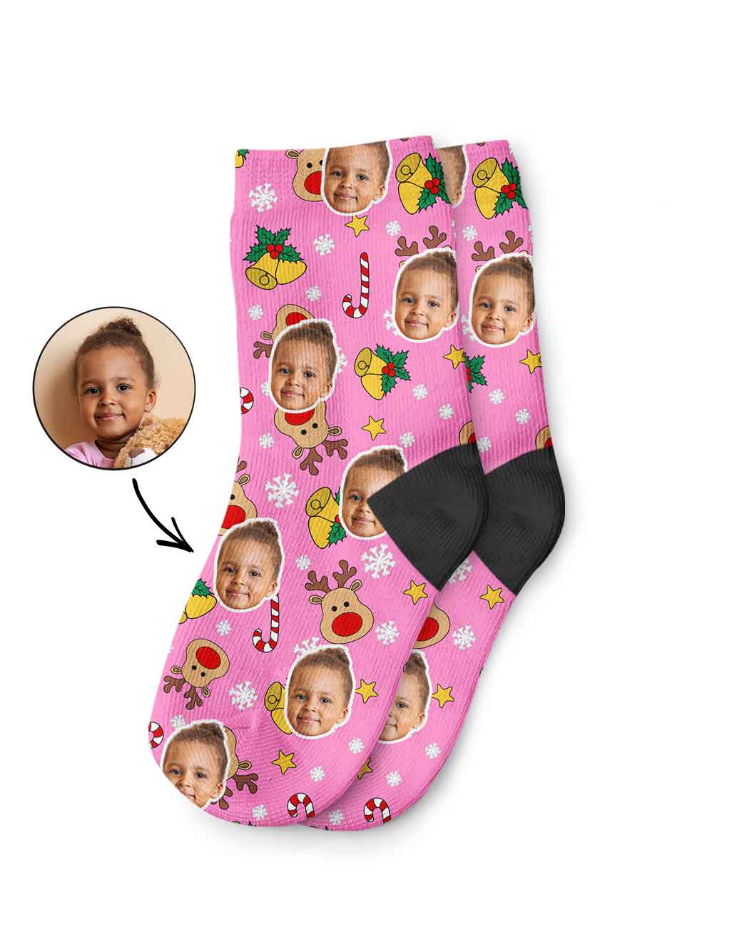 Reindeer Me Kids Socks