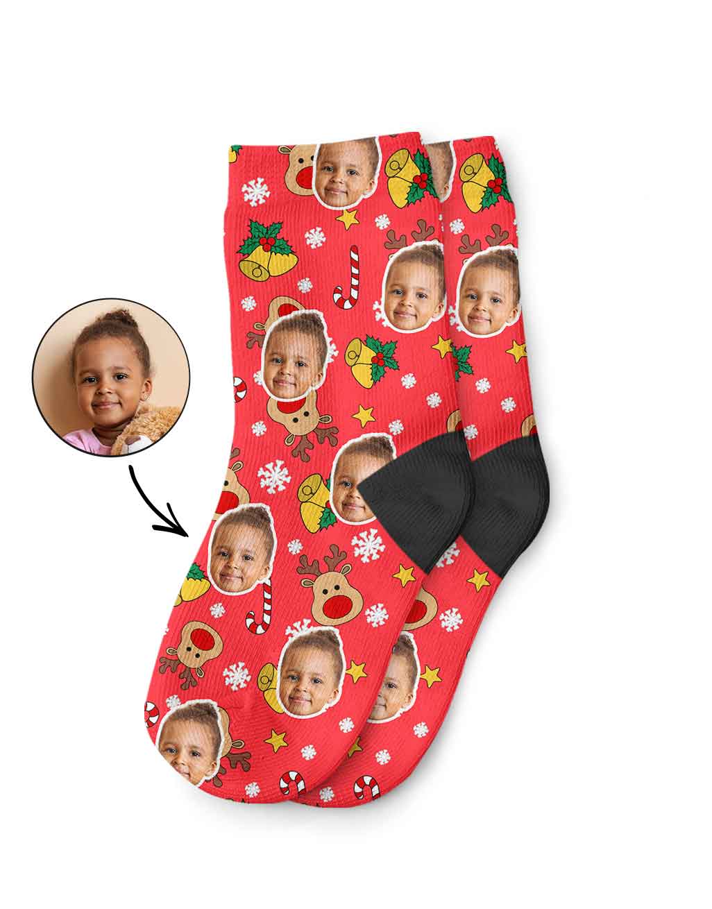 Reindeer Me Kids Socks