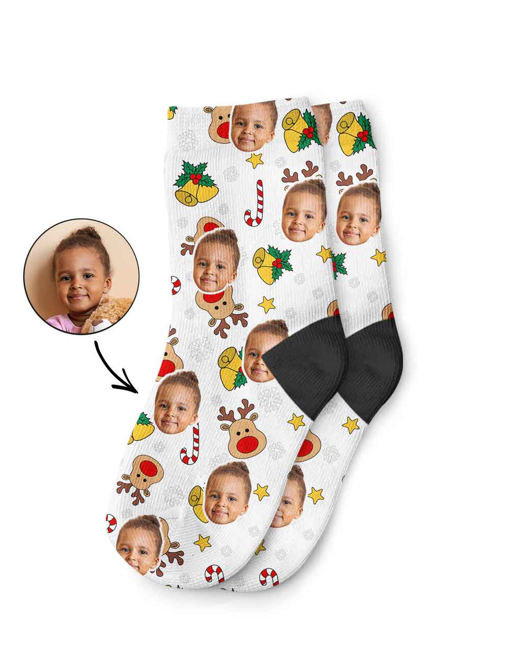 Reindeer Me Kids Socks