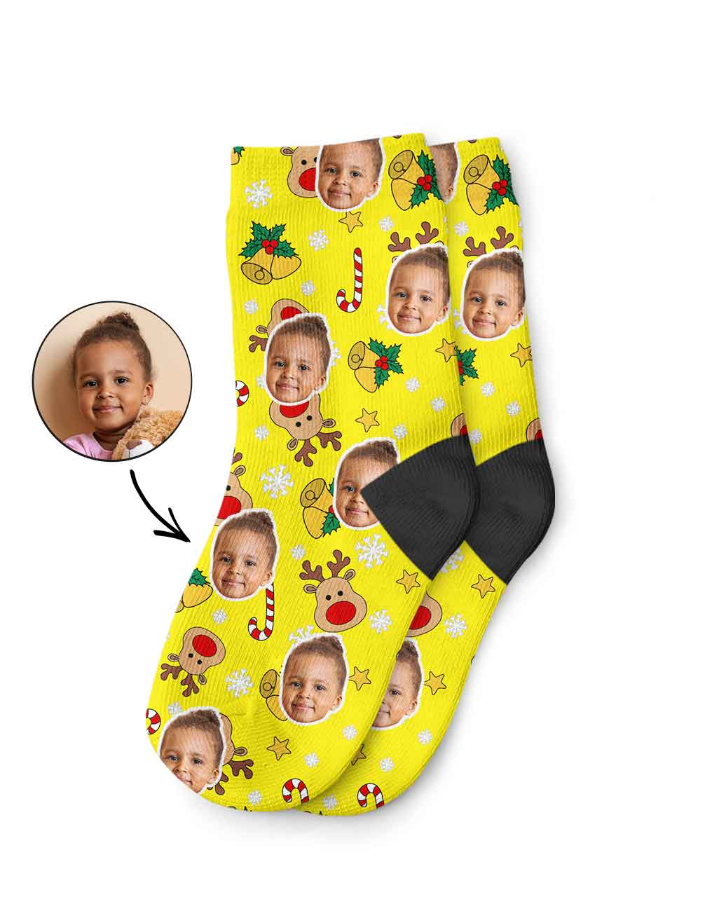 Reindeer Me Kids Socks