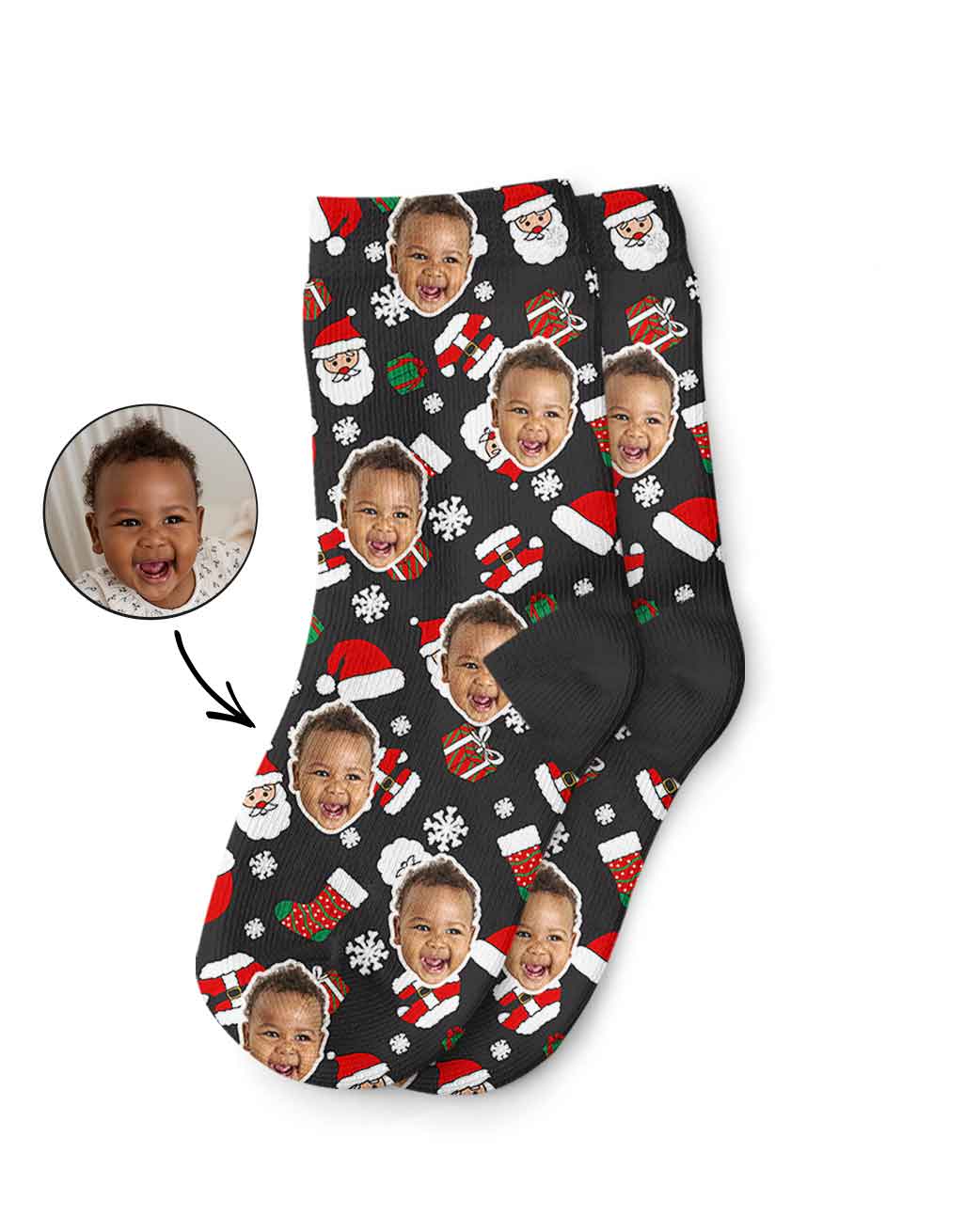 Santa Me Kids Socks