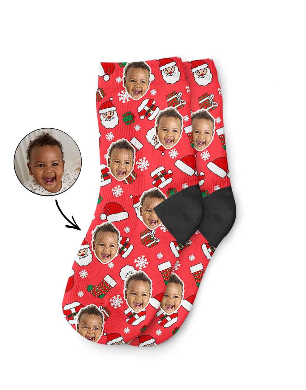 Santa Me Kids Socks