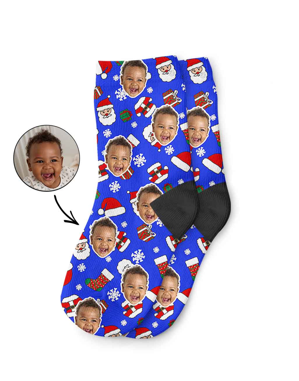 Santa Me Kids Socks