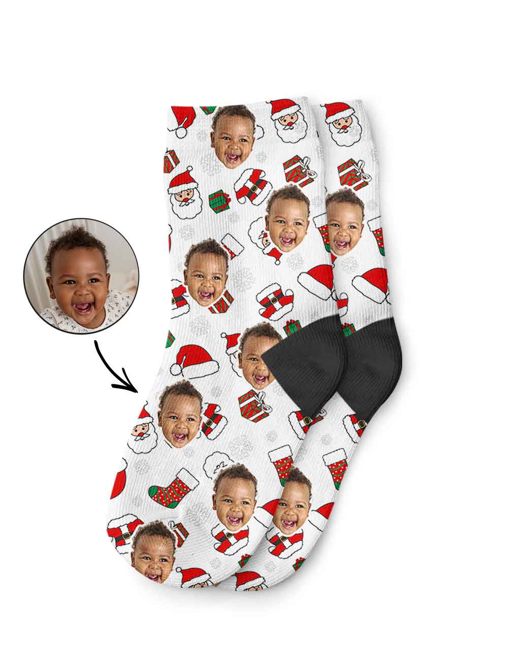 Santa Me Kids Socks