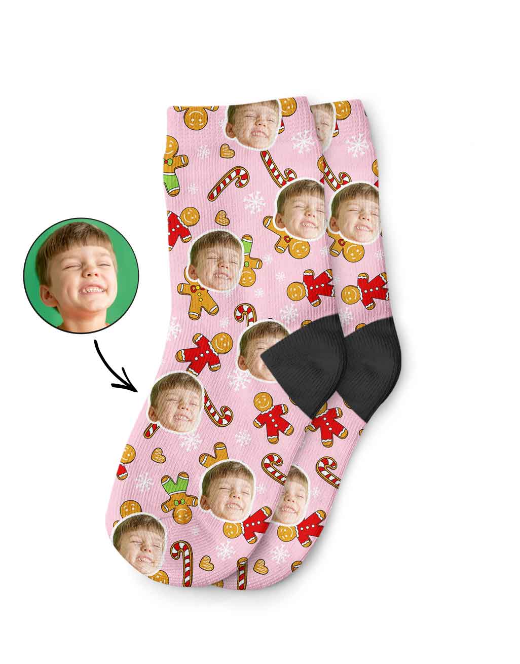 Gingerbread Me Kids Socks