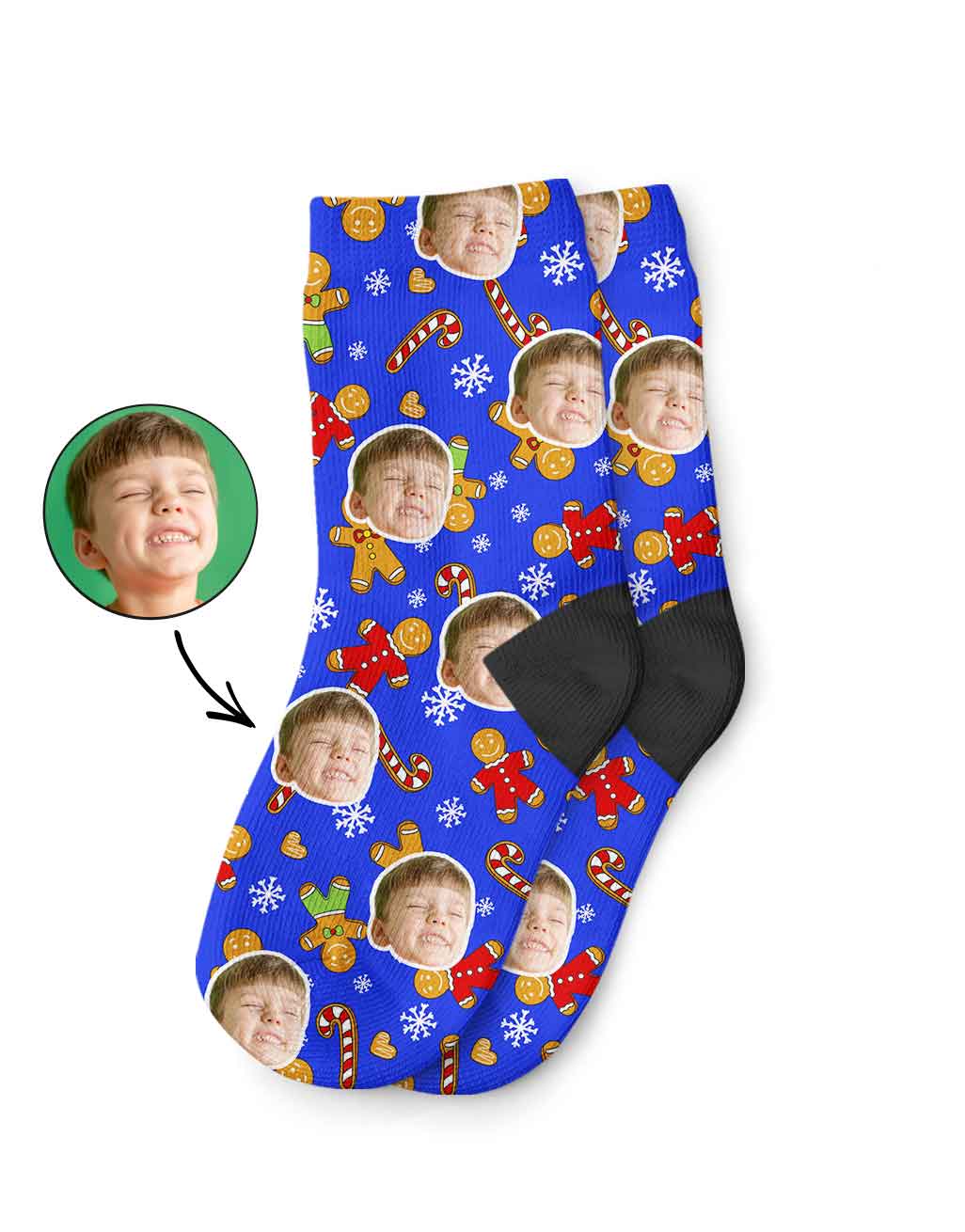 Gingerbread Me Kids Socks