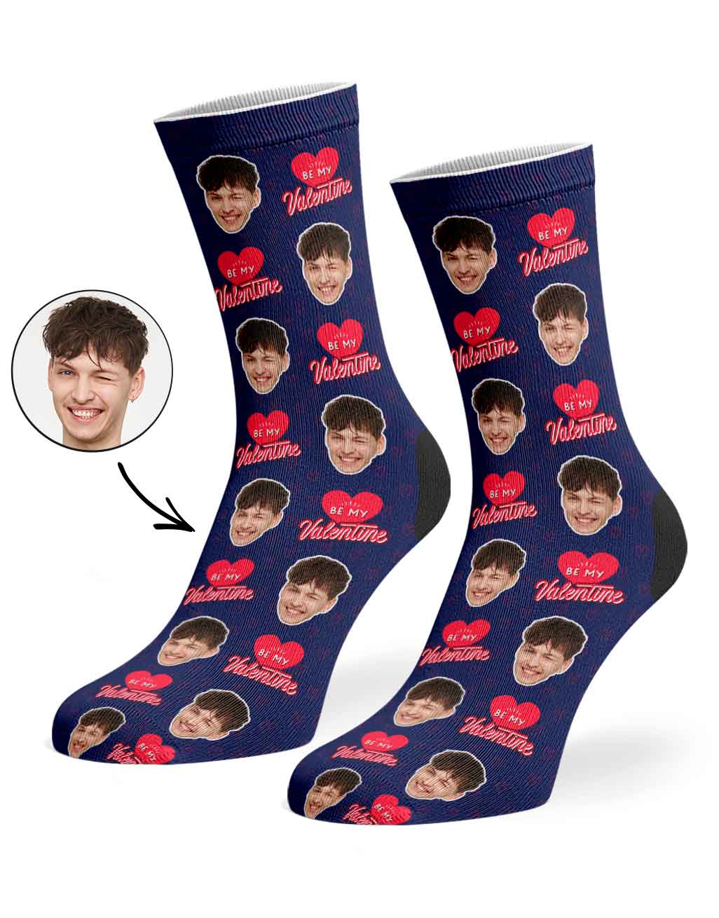 Be My Valentine Socks