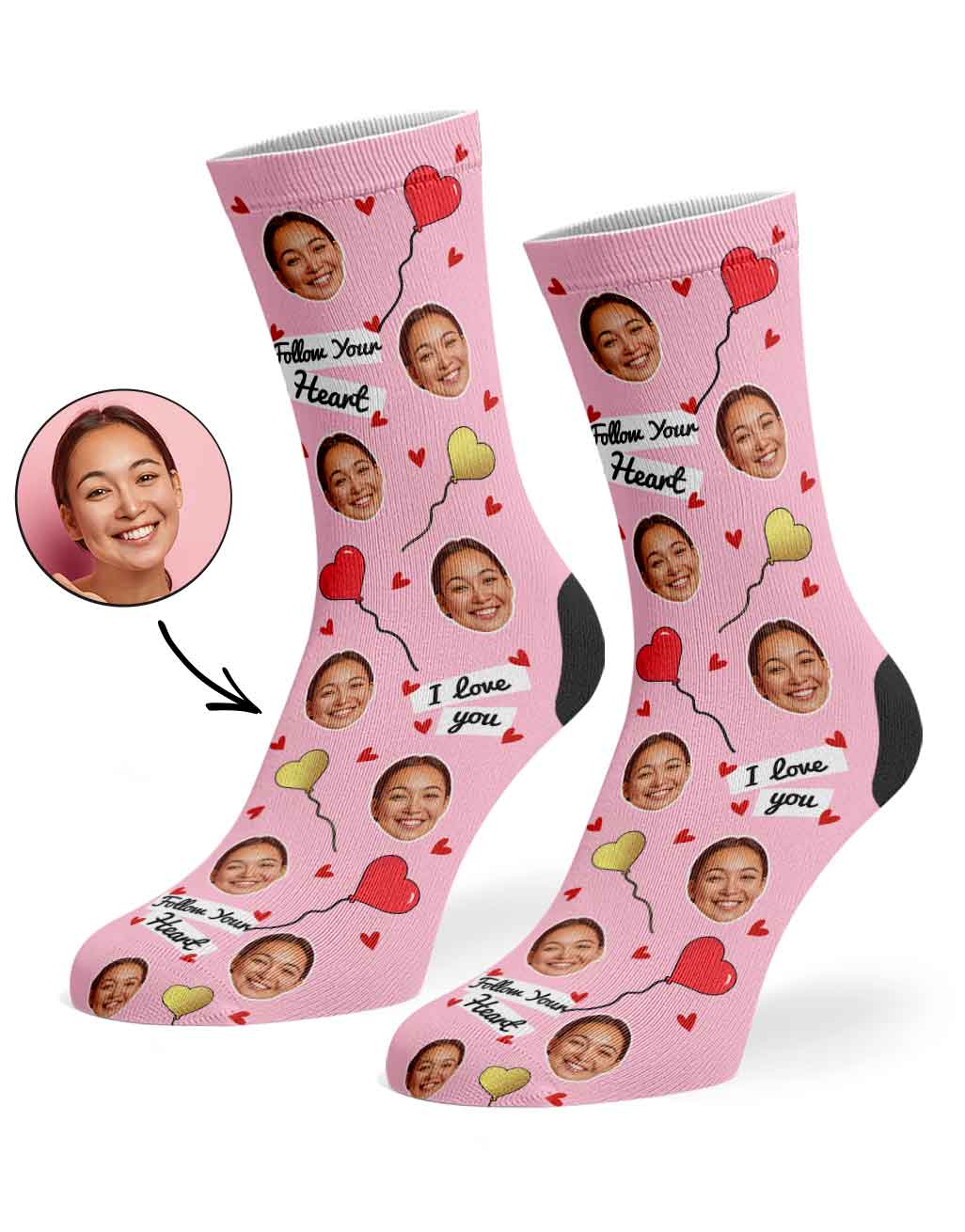 Follow Your Heart Socks