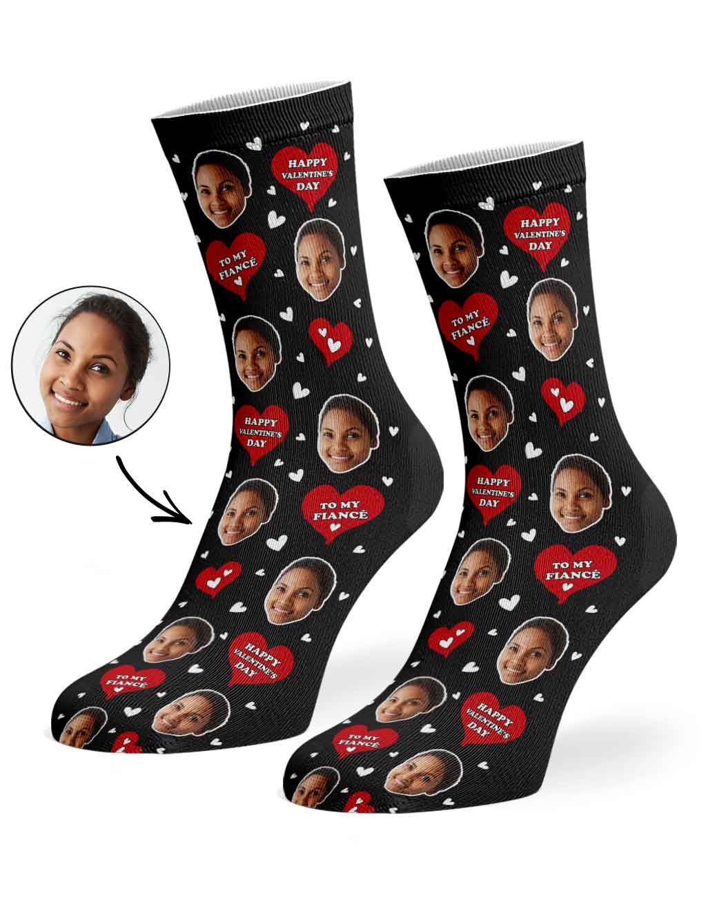 Valentines Fiancé Socks