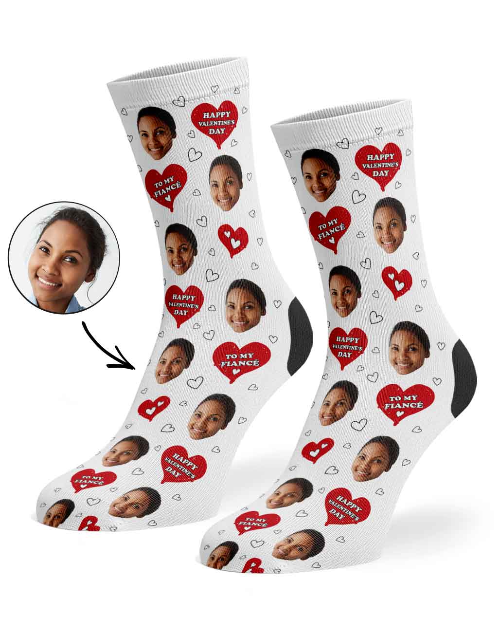 Valentines Fiancé Socks