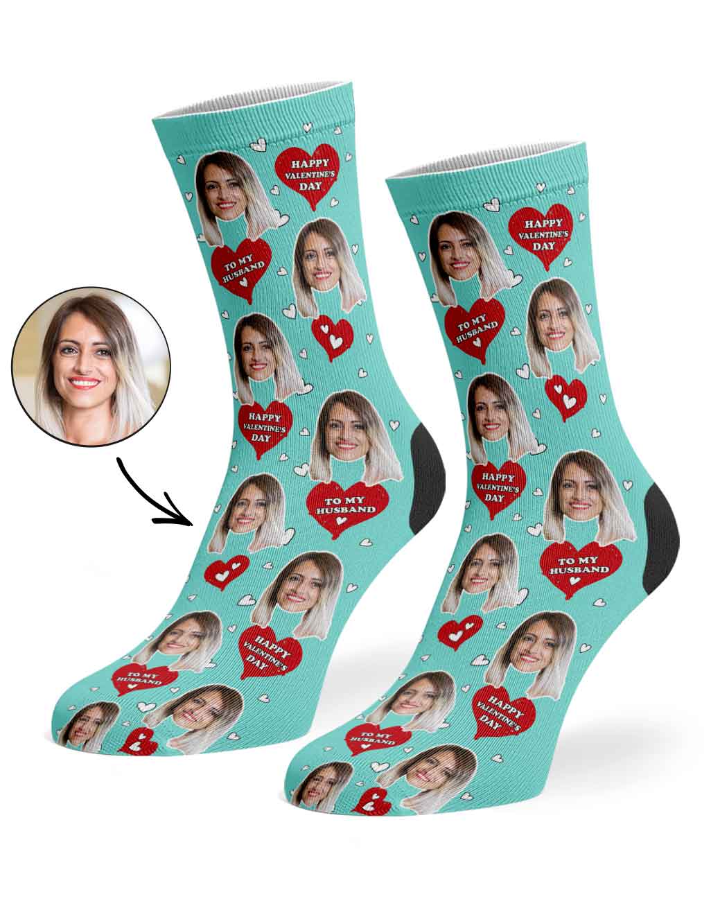 Valentines Husband Socks