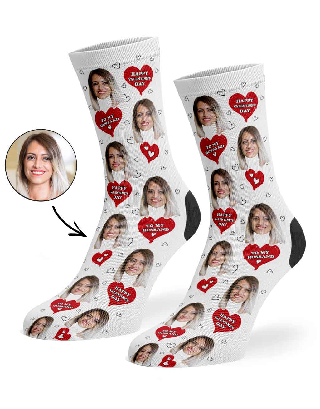 Valentines Husband Socks