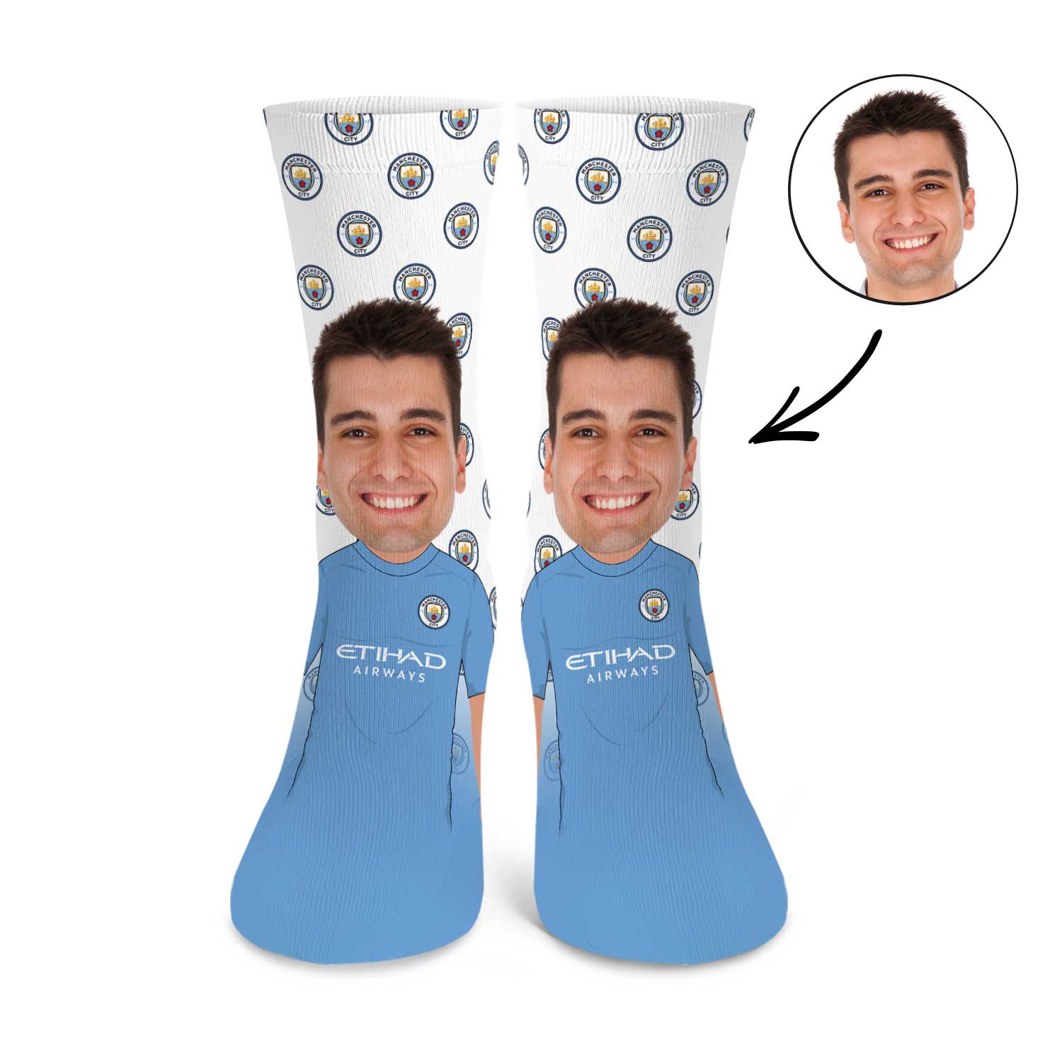 Man City Fan Socks