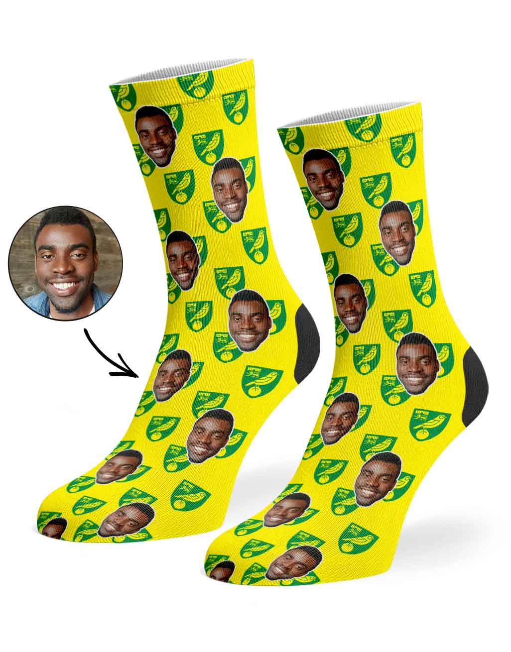 Norwich City Crest Socks