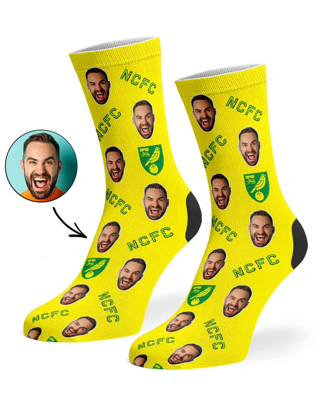 Norwich City FC Socks