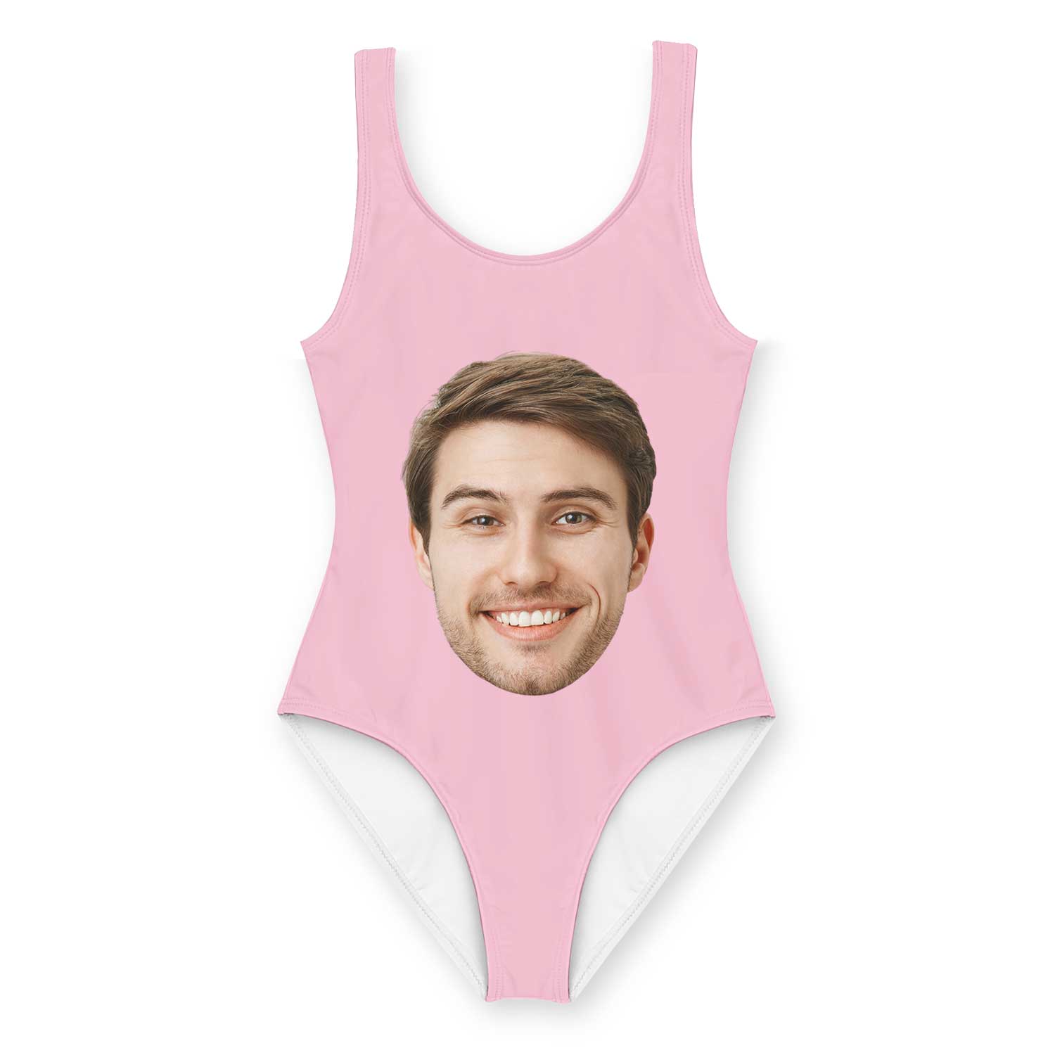 baby pink personalised swimming costume