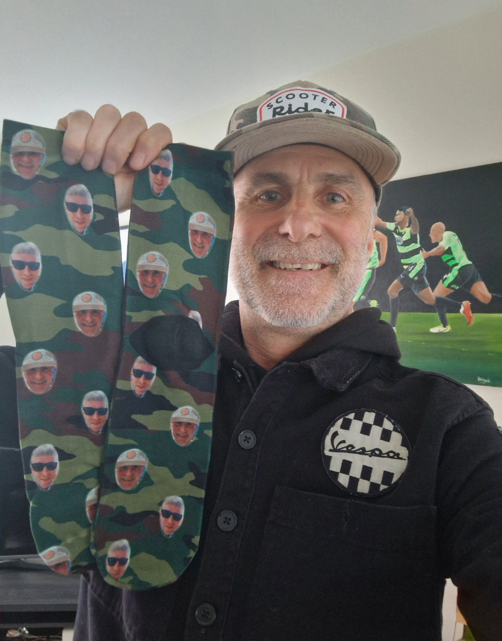 Face Camo Socks