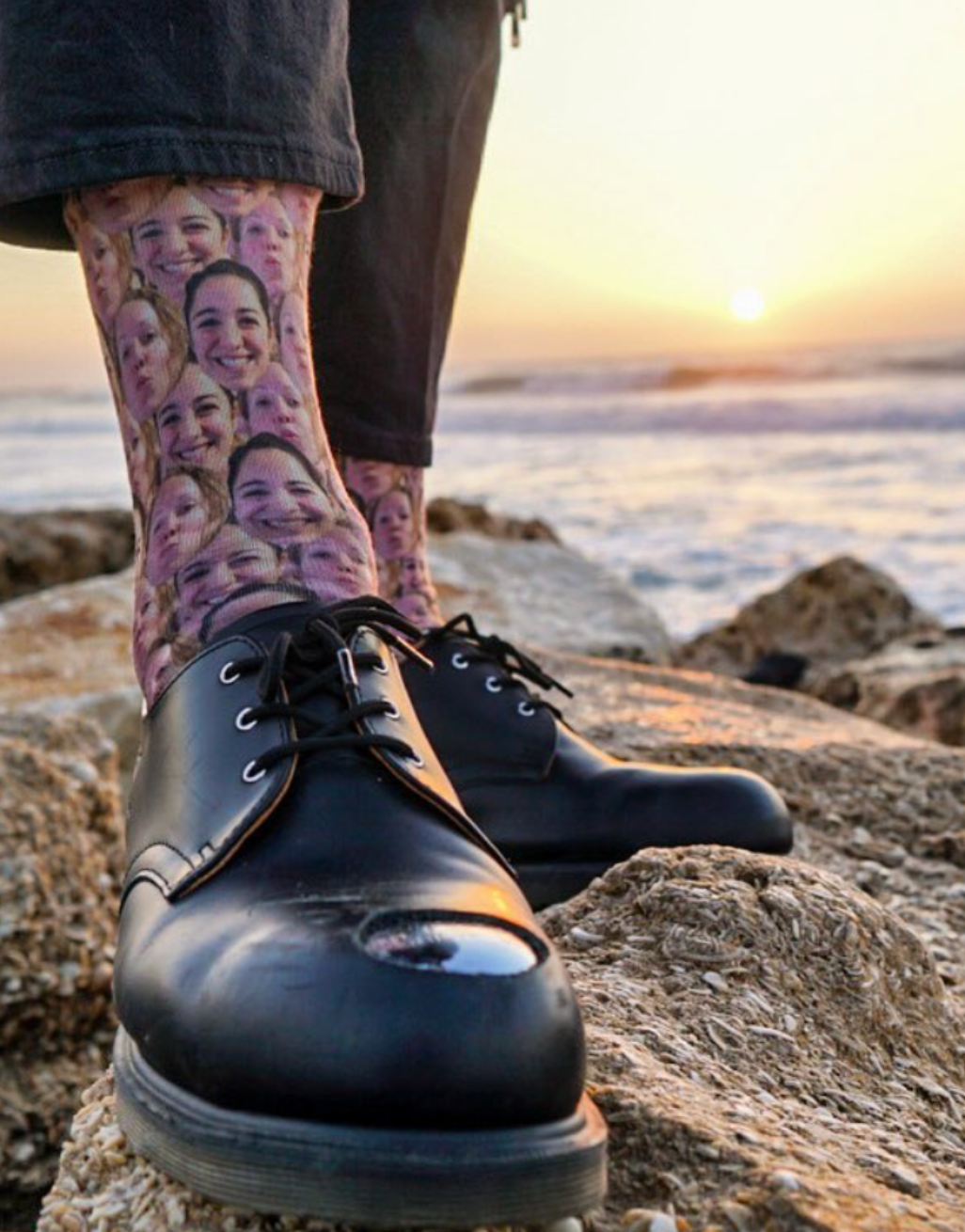 Family Face Mash Up Socks