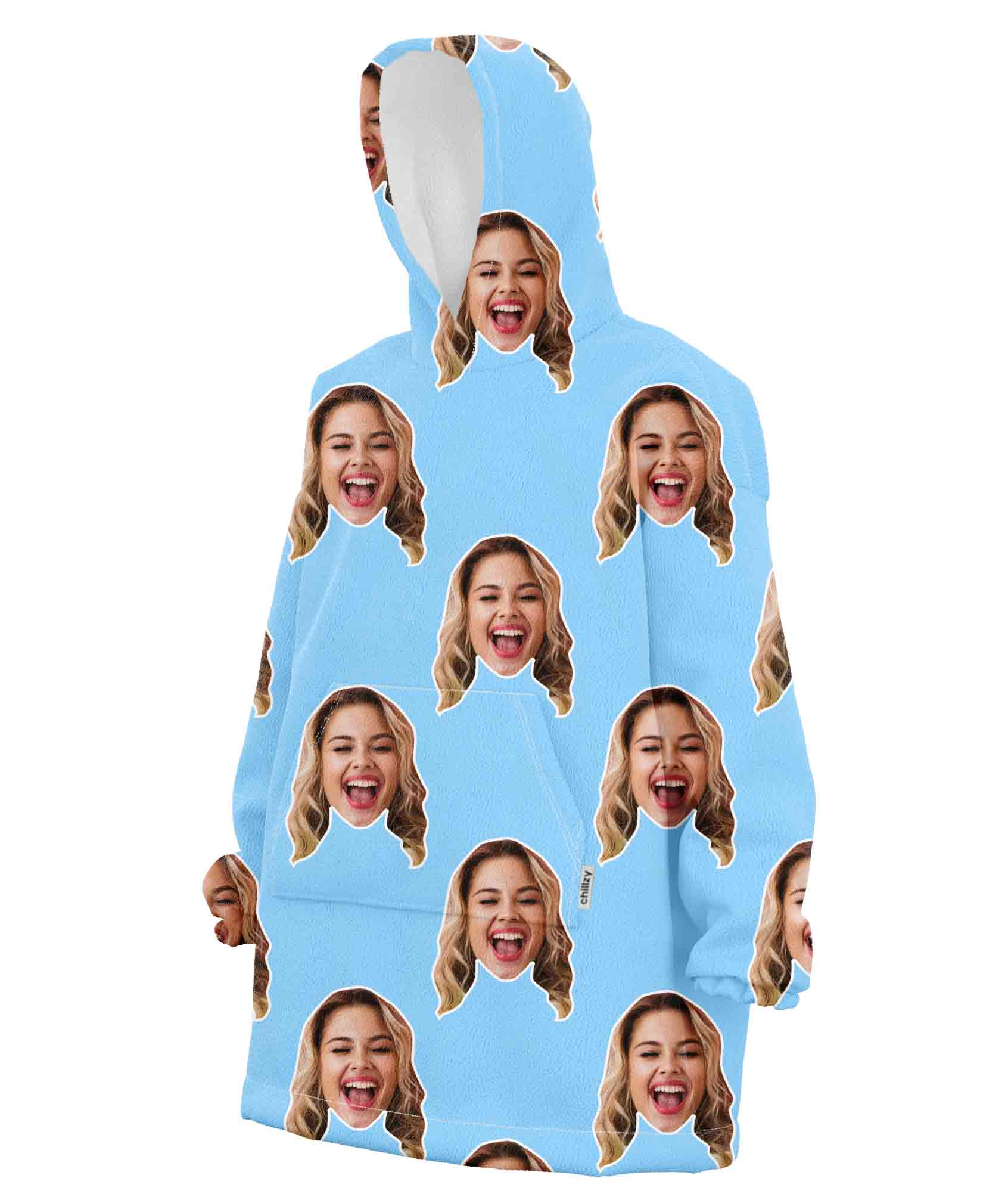 Your Face Hoodie Blanket