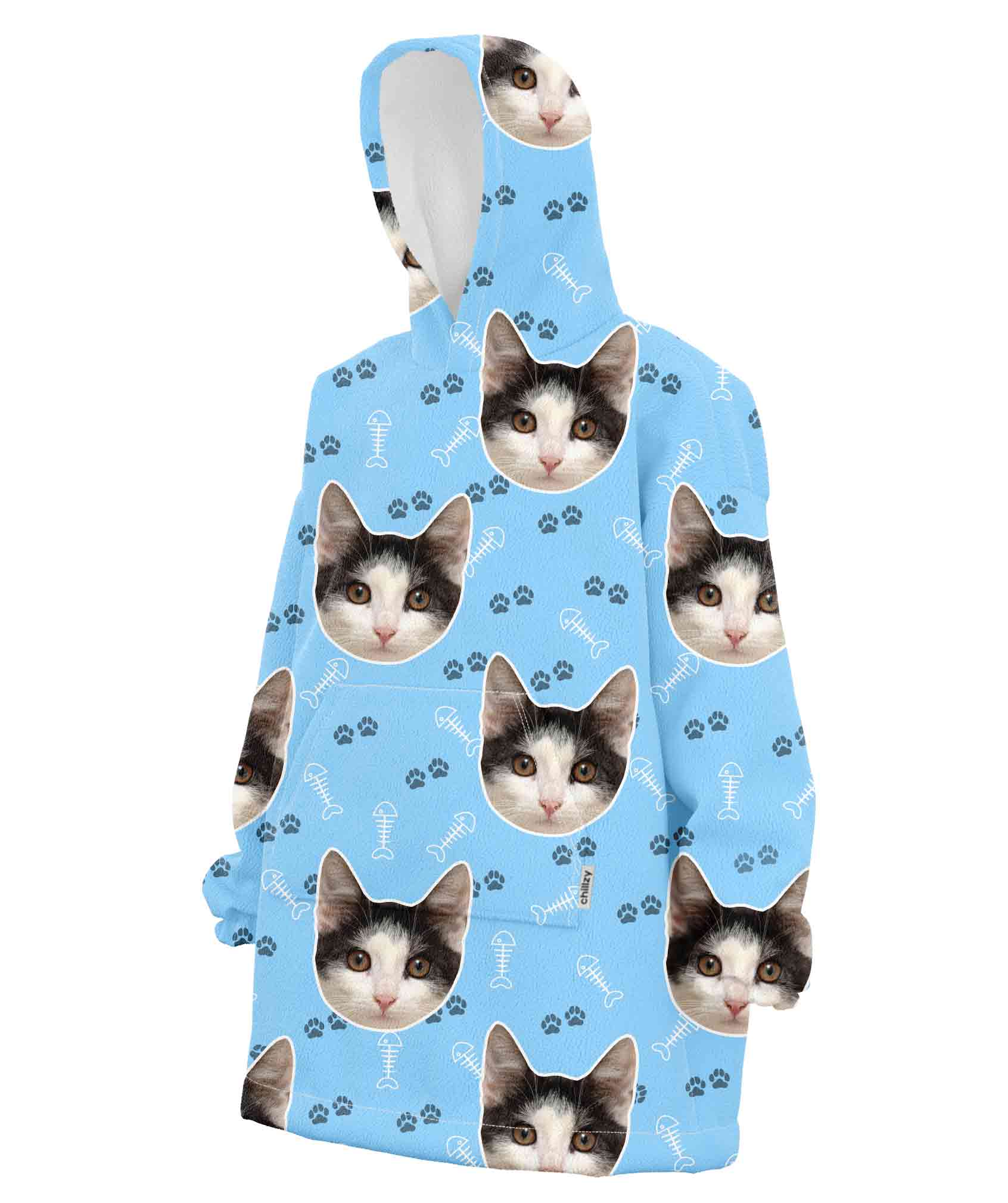 Your Cat Hoodie Blanket