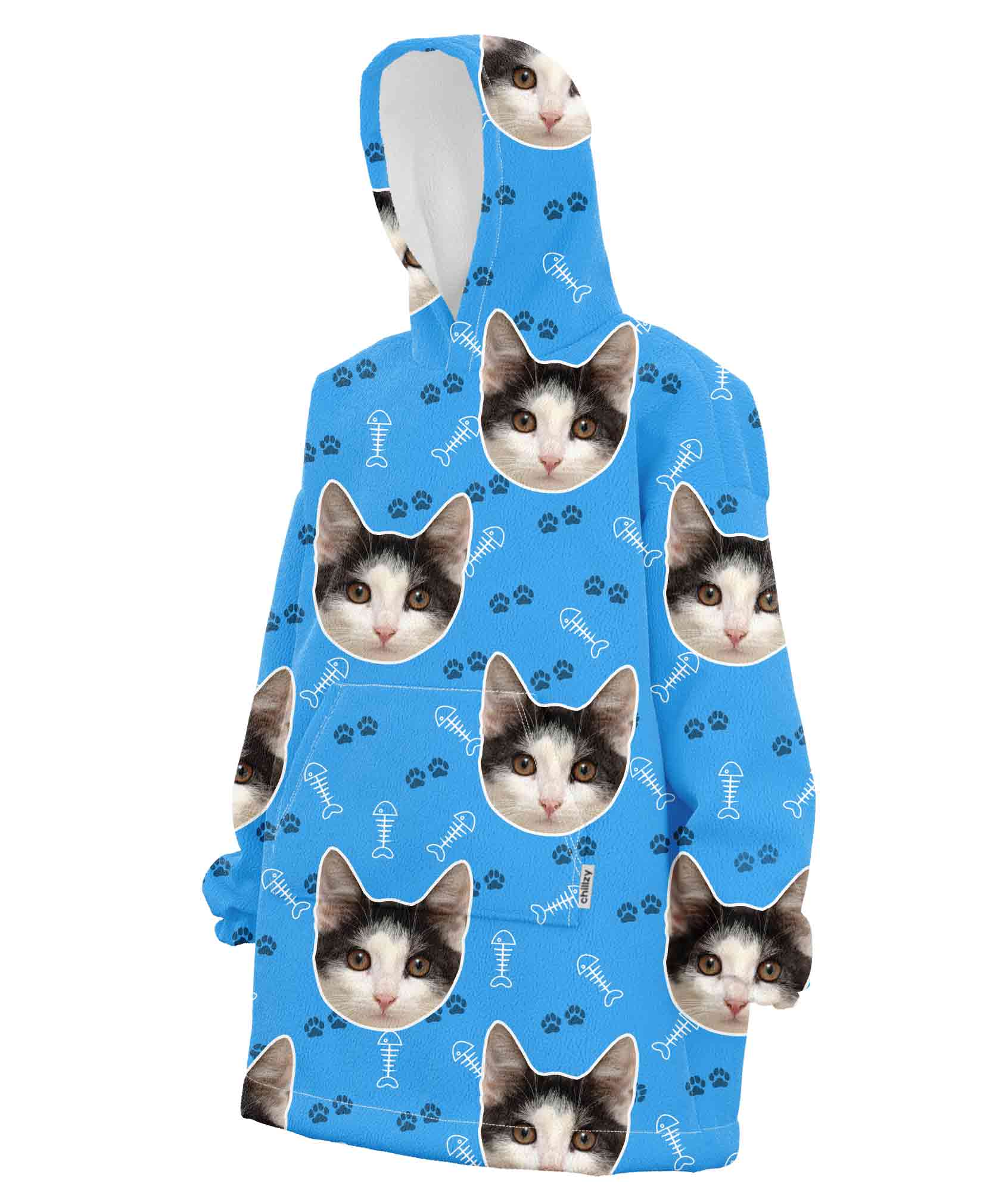 Your Cat Hoodie Blanket