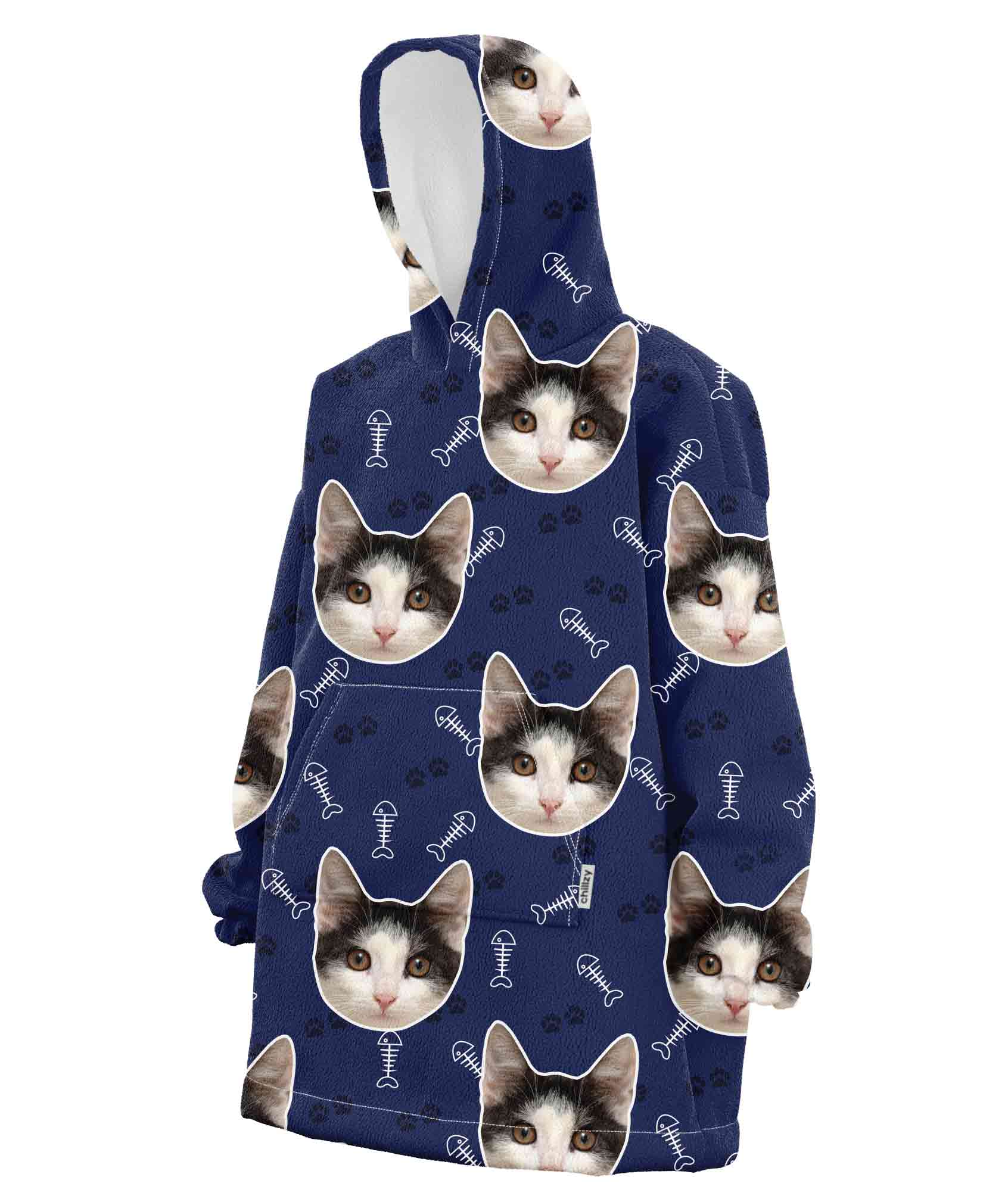 Your Cat Hoodie Blanket