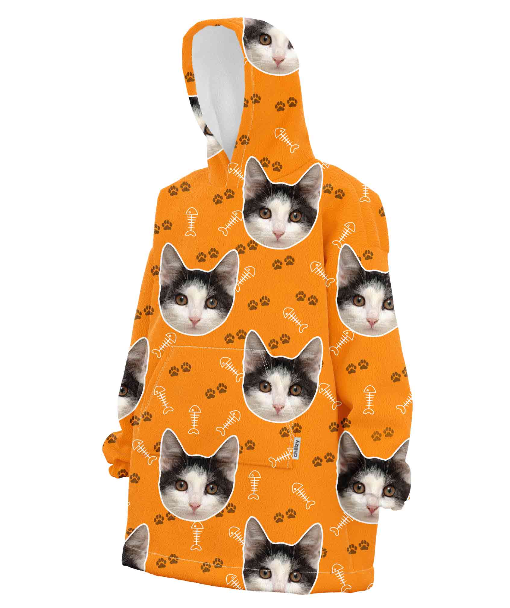 Your Cat Hoodie Blanket