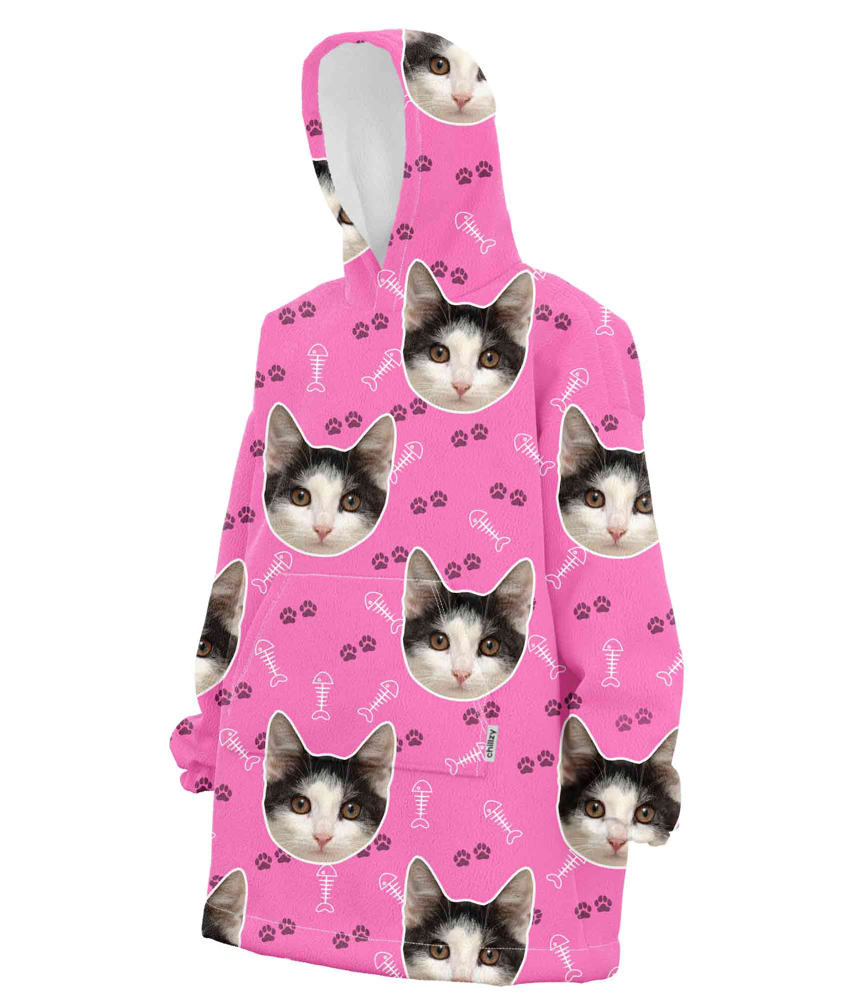 Your Cat Hoodie Blanket