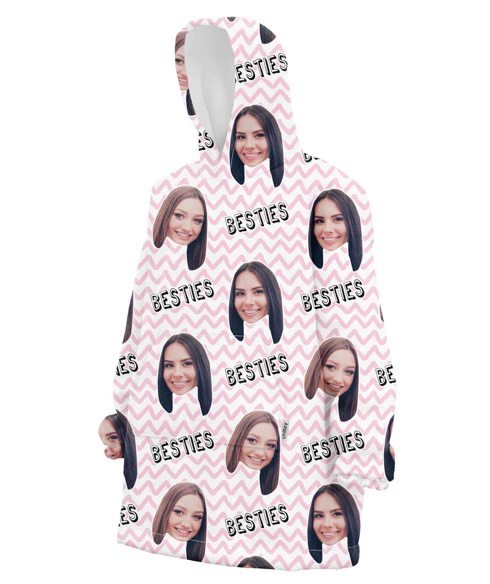 Besties Hoodie Blanket