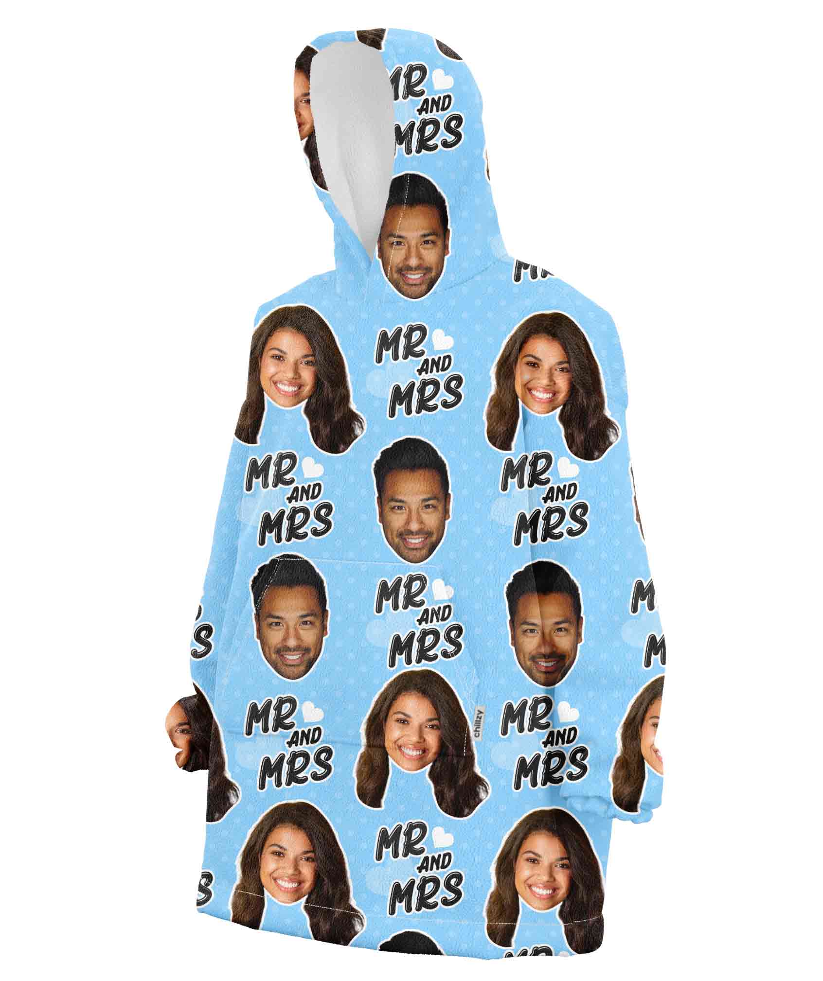 Mr & Mrs Hoodie Blanket