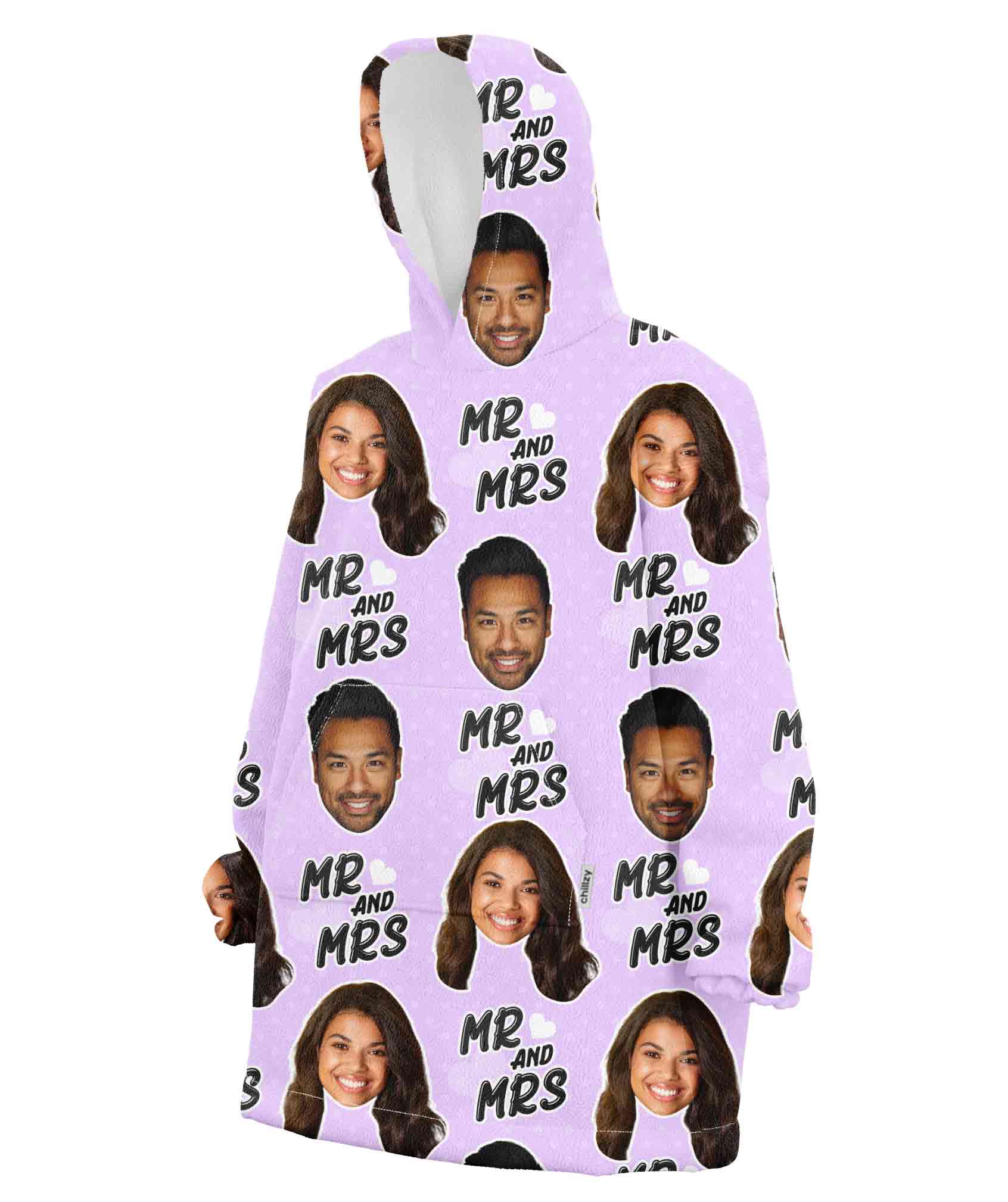 Mr & Mrs Hoodie Blanket