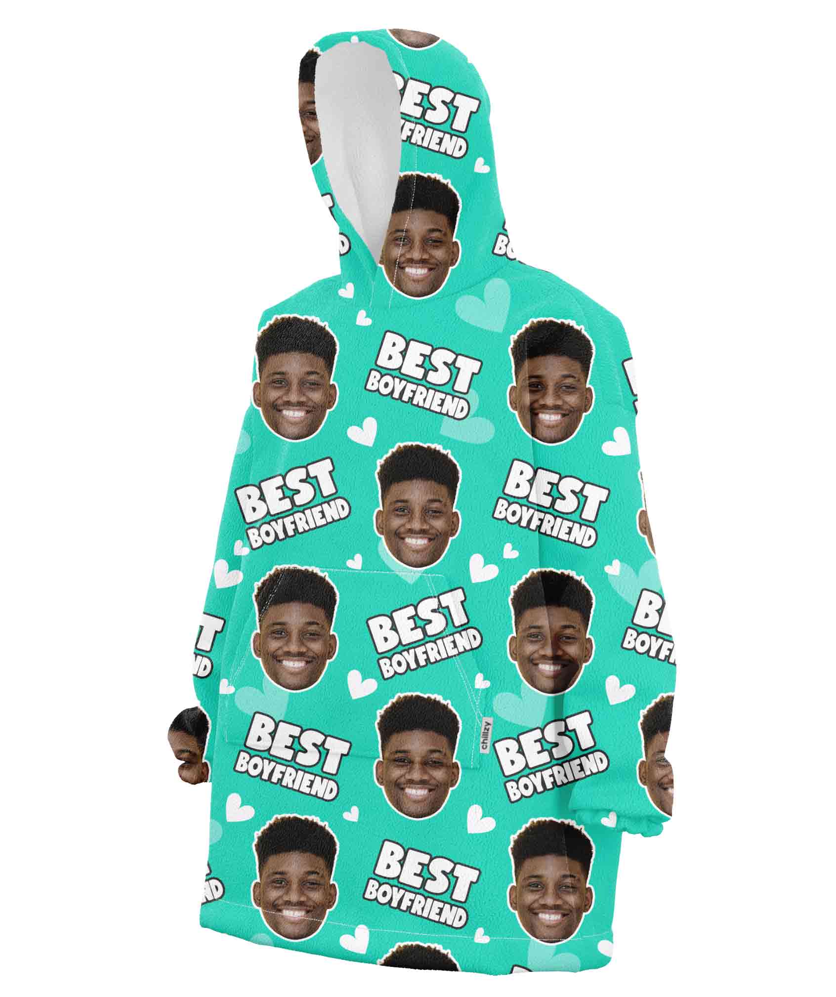 Best Boyfriend Hoodie Blanket