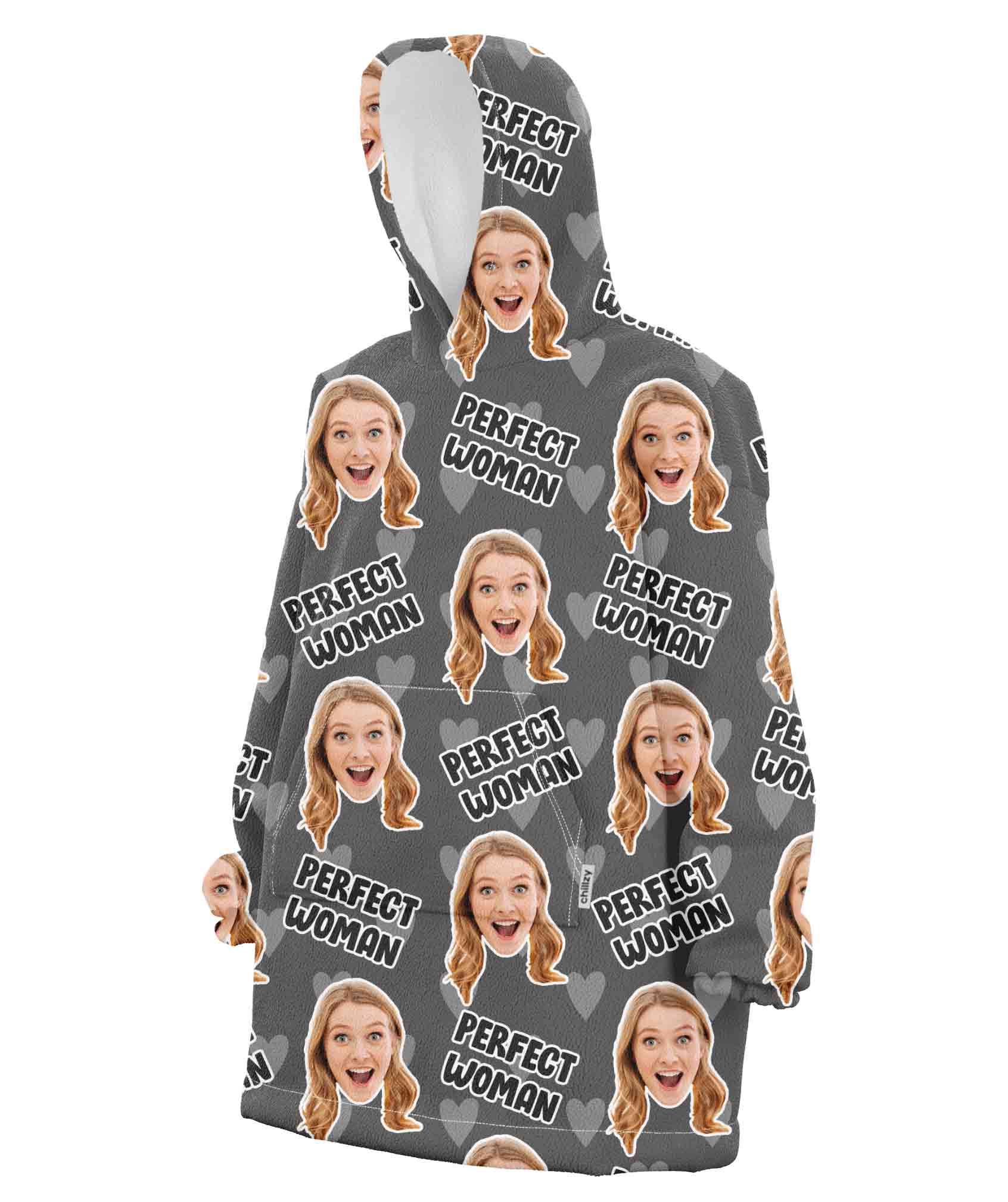 Perfect Woman Hoodie Blanket