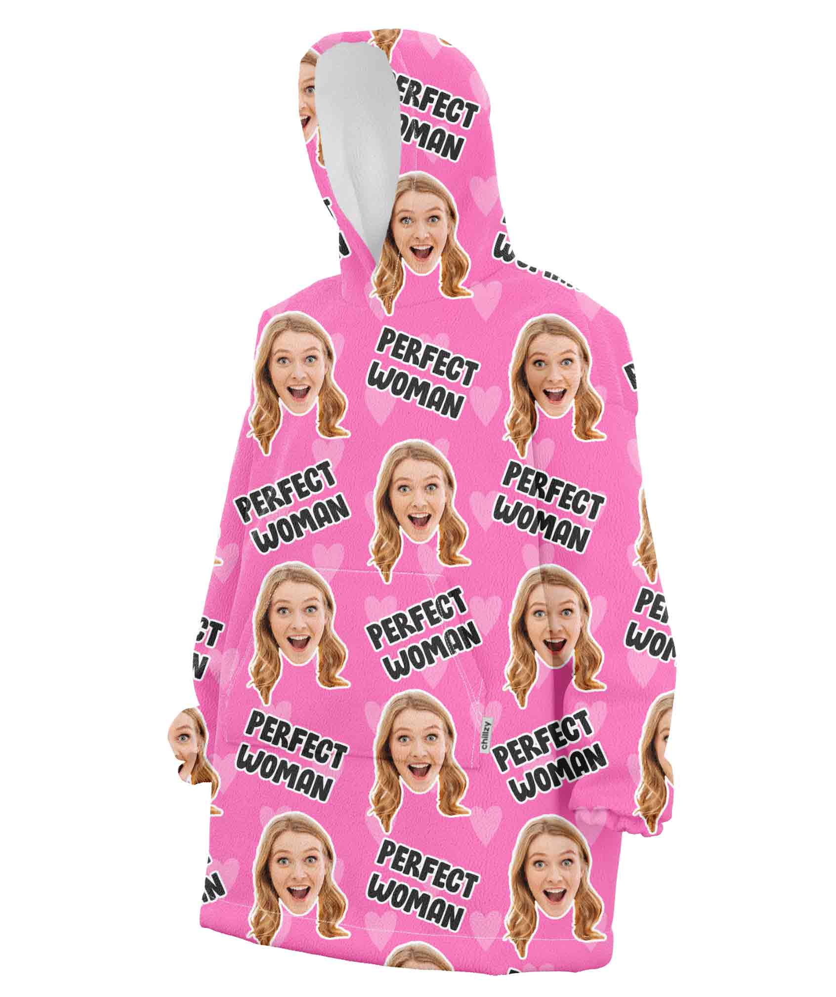 Perfect Woman Hoodie Blanket