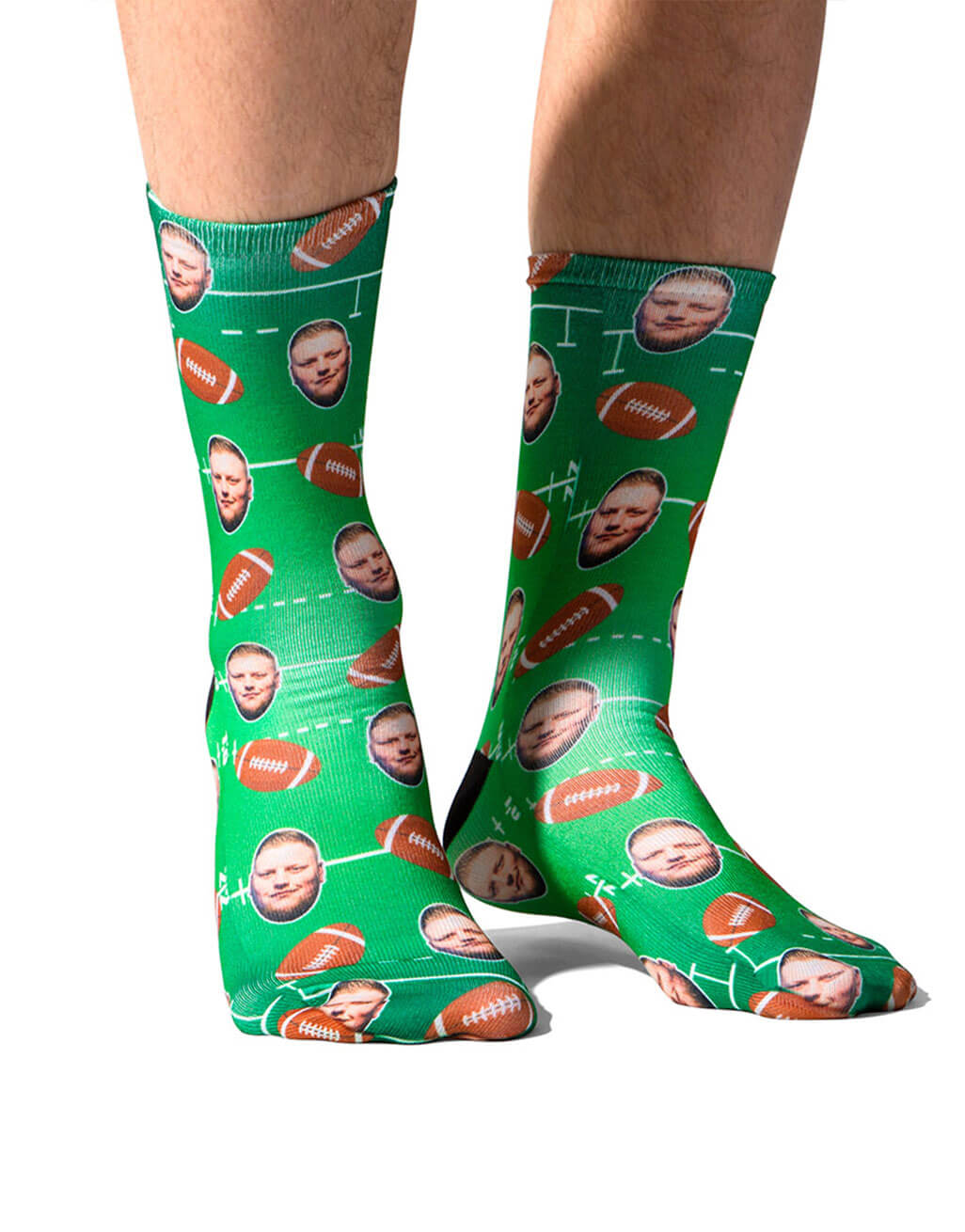 American Football Face Socks