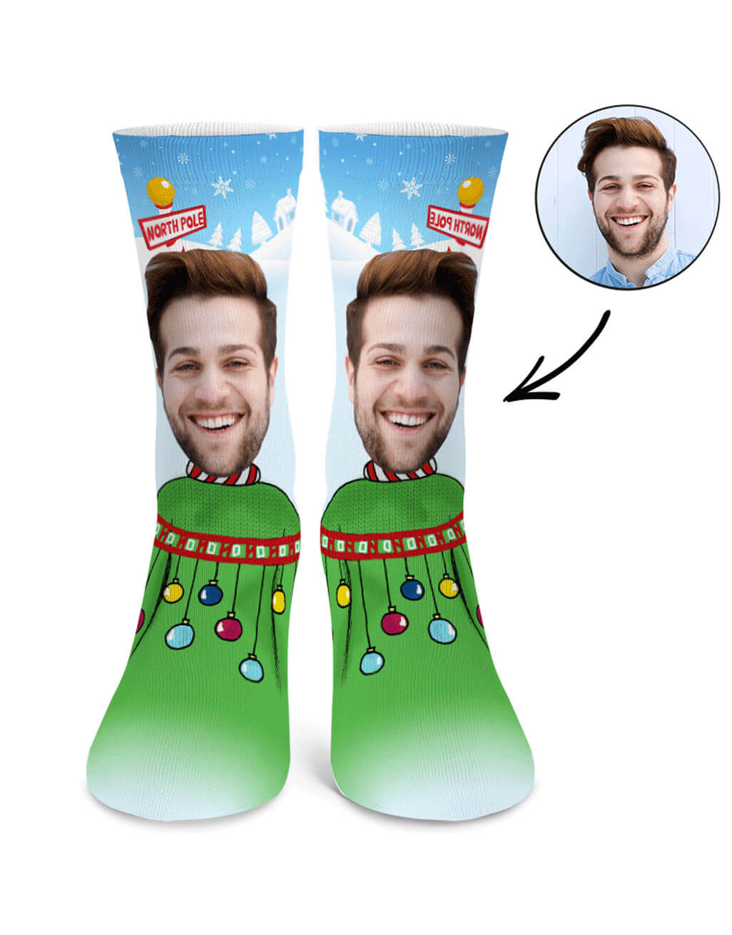 Arthur Christmas Personalised Socks