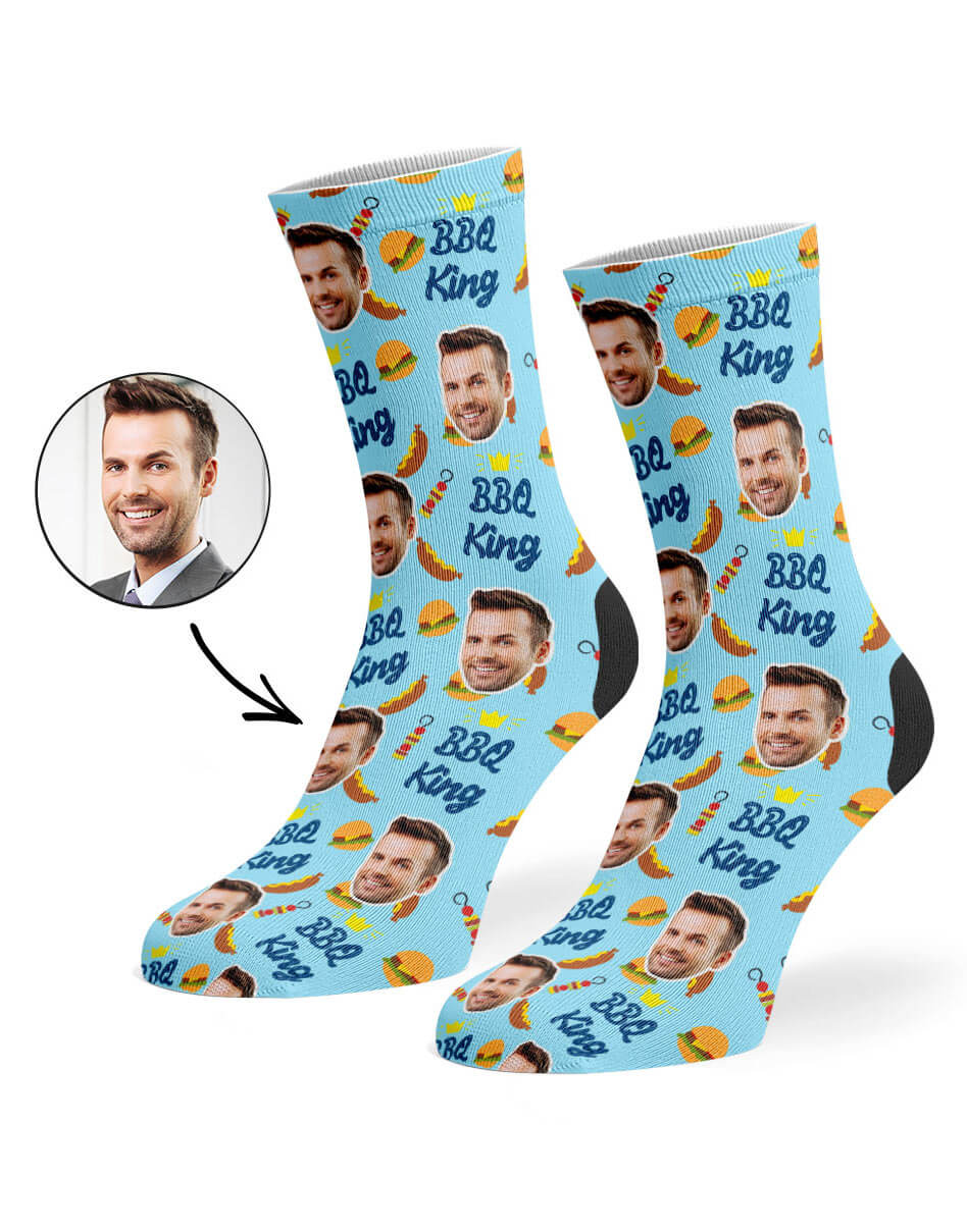 Personalised BBQ King Socks