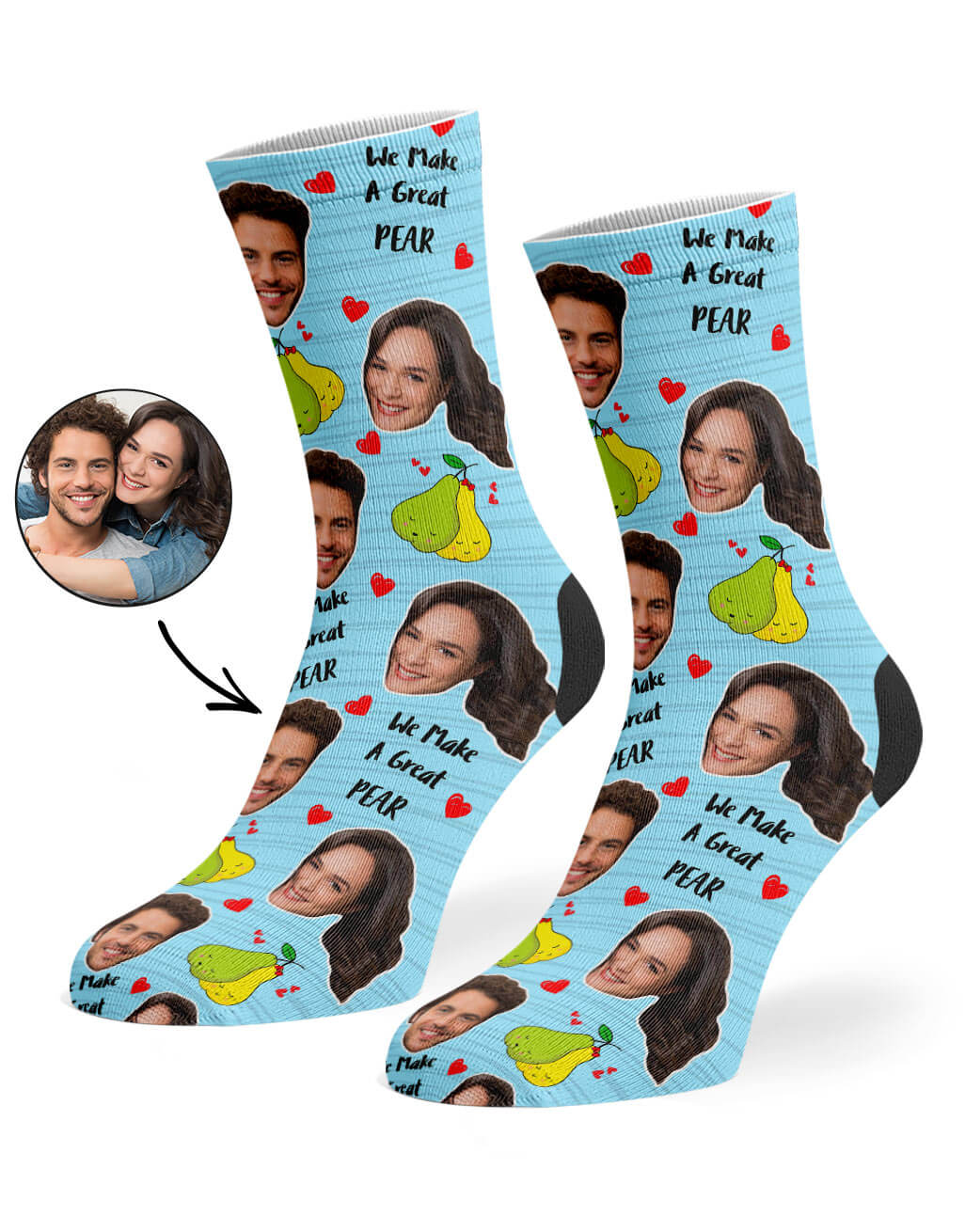 Personalised Great Pear Socks