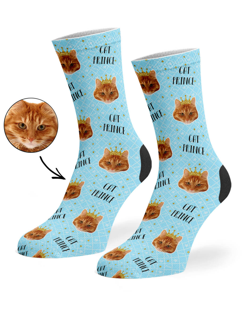 Cat Prince Socks